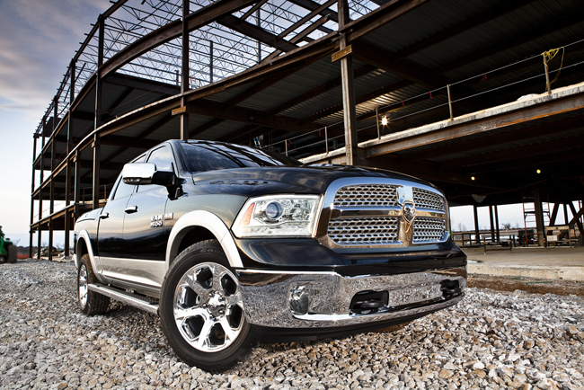 Ram 1500 pickup used as a tire and wheel fitment guide image