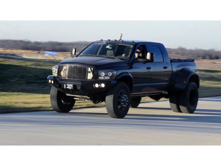 Heavy duty Ram truck front end used for grille fitment guide