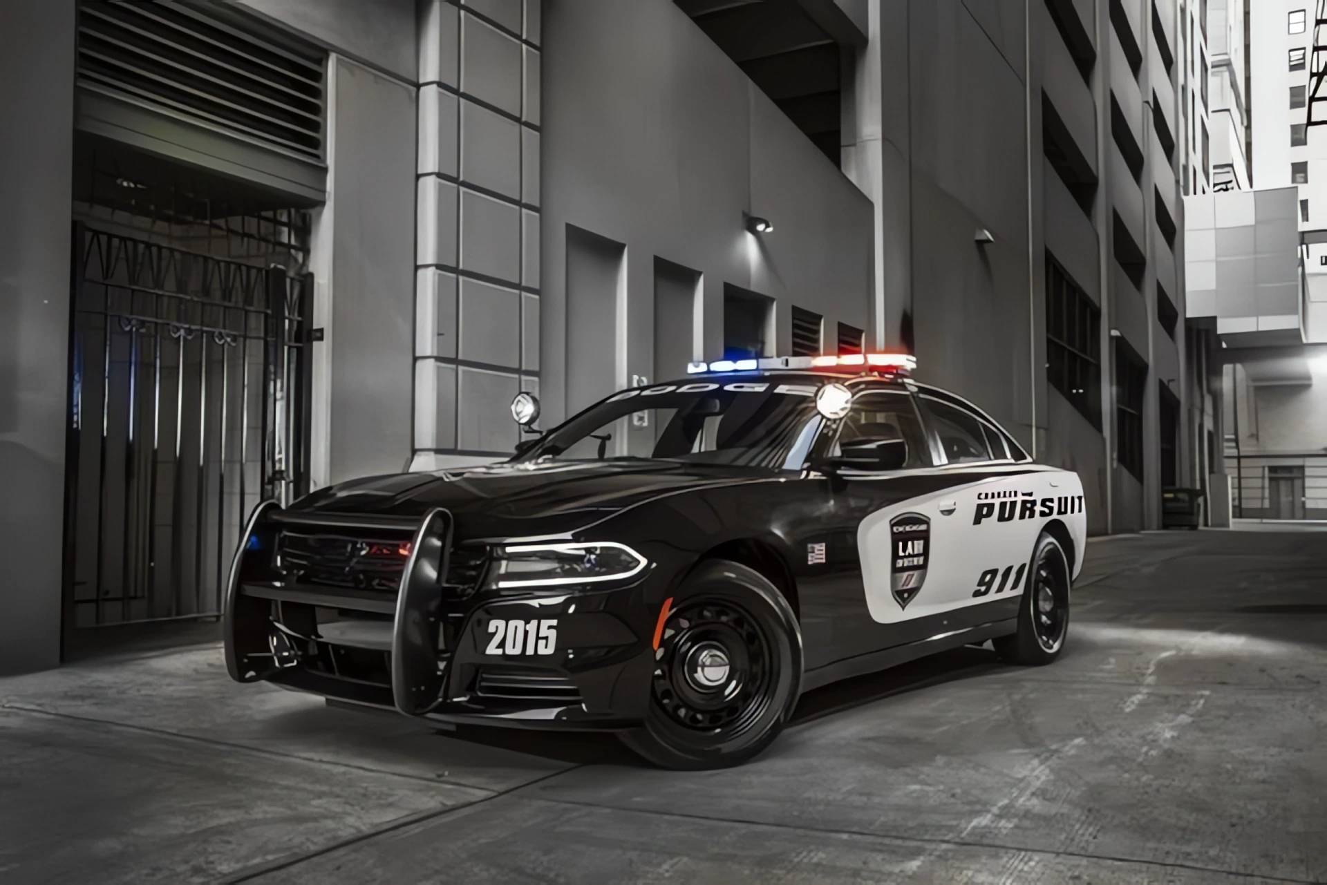 2015 New intimidating Dodge Charger Pursuit police car