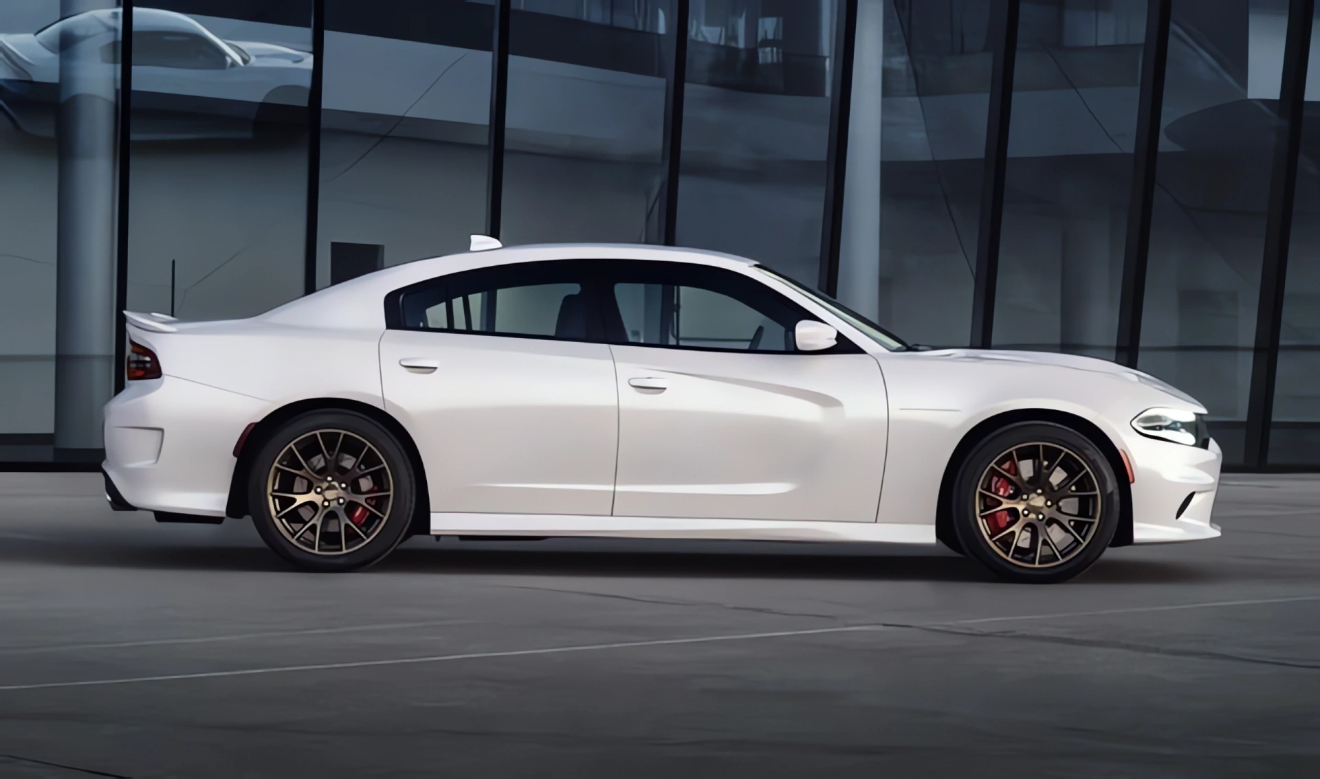 2015 The new most powerful sedan Dodge Charger SRT Hellcat