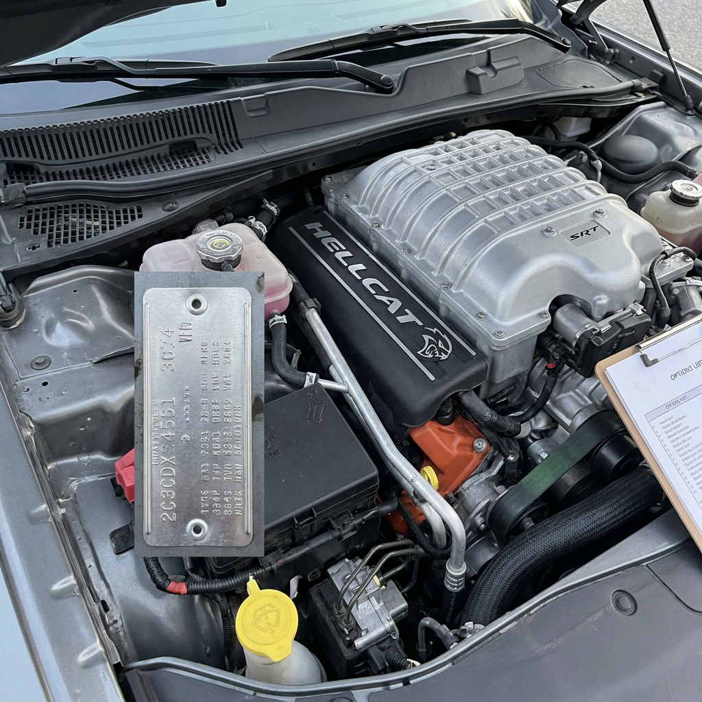 How to interpret a real Dodge Charger Hellcat listing