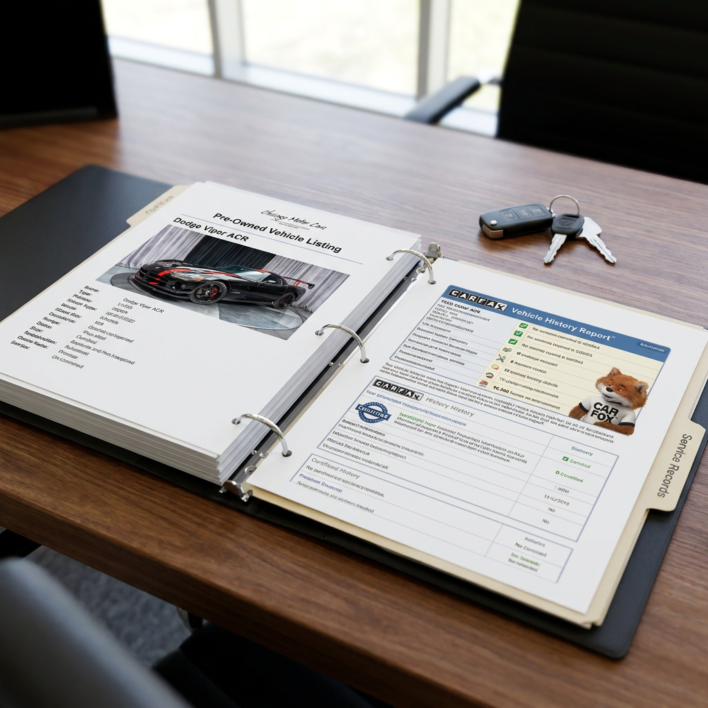 How to read a listing when you’re searching for a pre-owned Dodge Viper for sale